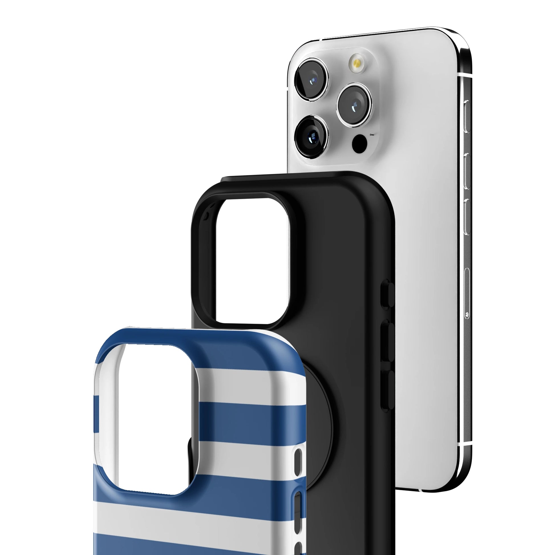 Navy Stripe iPhone Case gallery - Iphone_16_Pro_3