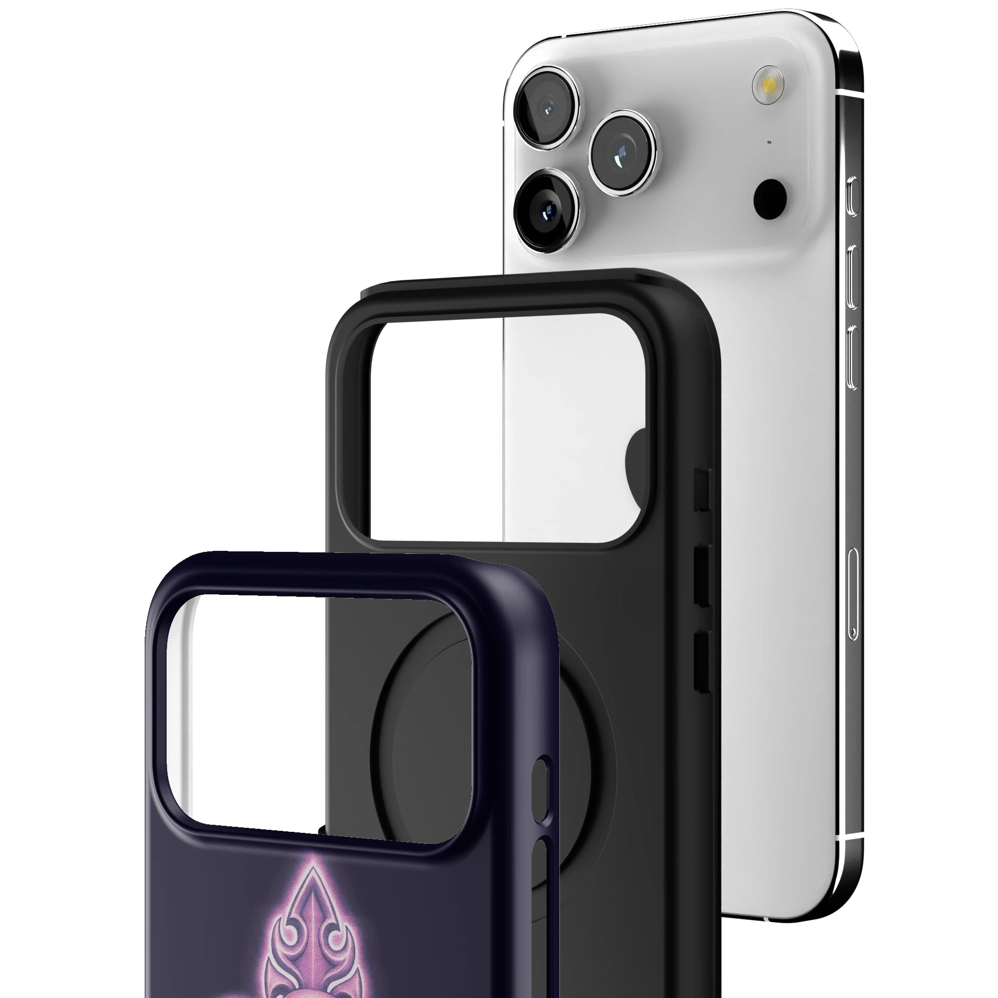 Neon Cross iPhone Case gallery - Iphone_17_Pro_Max_3