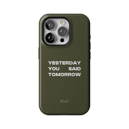 No Excuses iPhone Case gallery - Iphone_15_Pro_1