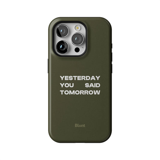 No Excuses iPhone Case gallery - Iphone_15_Pro_1