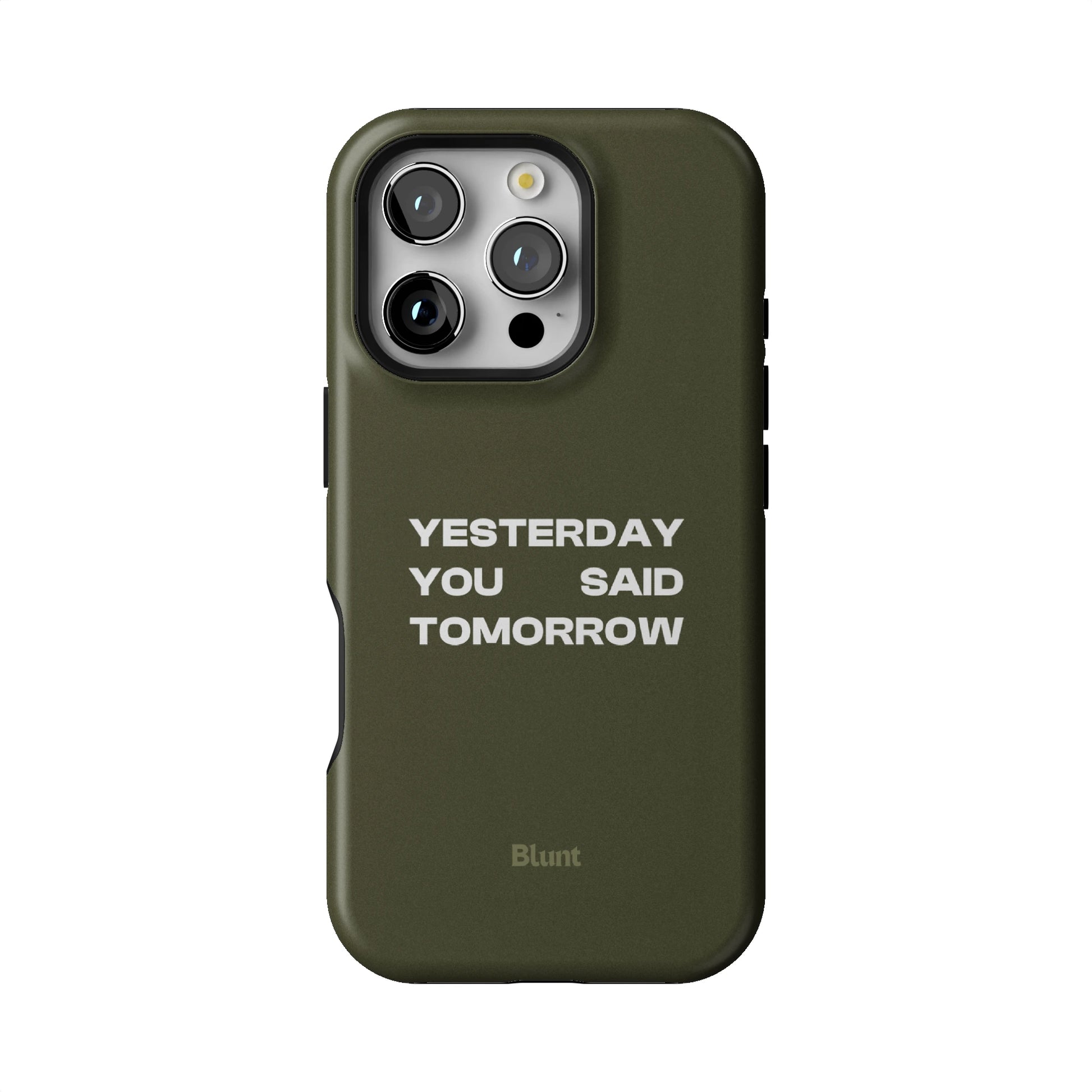 No Excuses iPhone Case gallery - Iphone_16_Pro_1