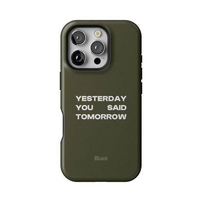 No Excuses iPhone Case gallery - Iphone_16_Pro_1