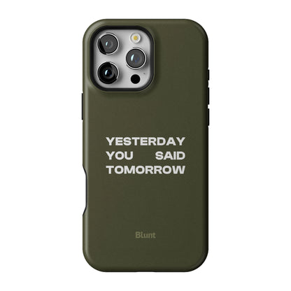No Excuses iPhone Case gallery - Iphone_16_Pro_Max_1