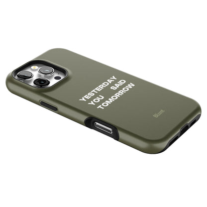 No Excuses iPhone Case gallery - Iphone_16_Pro_Max_2