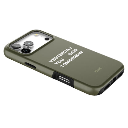 No Excuses iPhone Case gallery - Iphone_17_Pro_Max_2