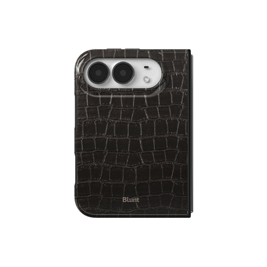 men-onyx-croc-iphone-case iPhone 18 Duo case, view 2
