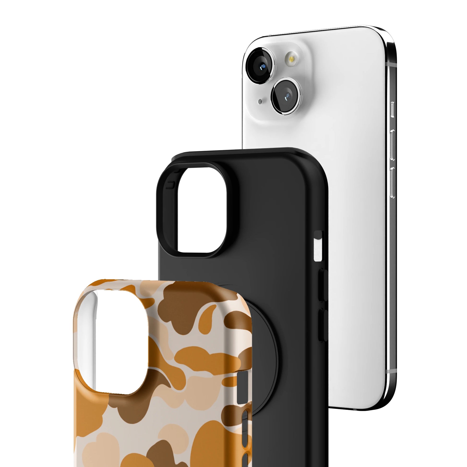 Orange Camo iPhone Case gallery - Iphone_15_Iphone_3