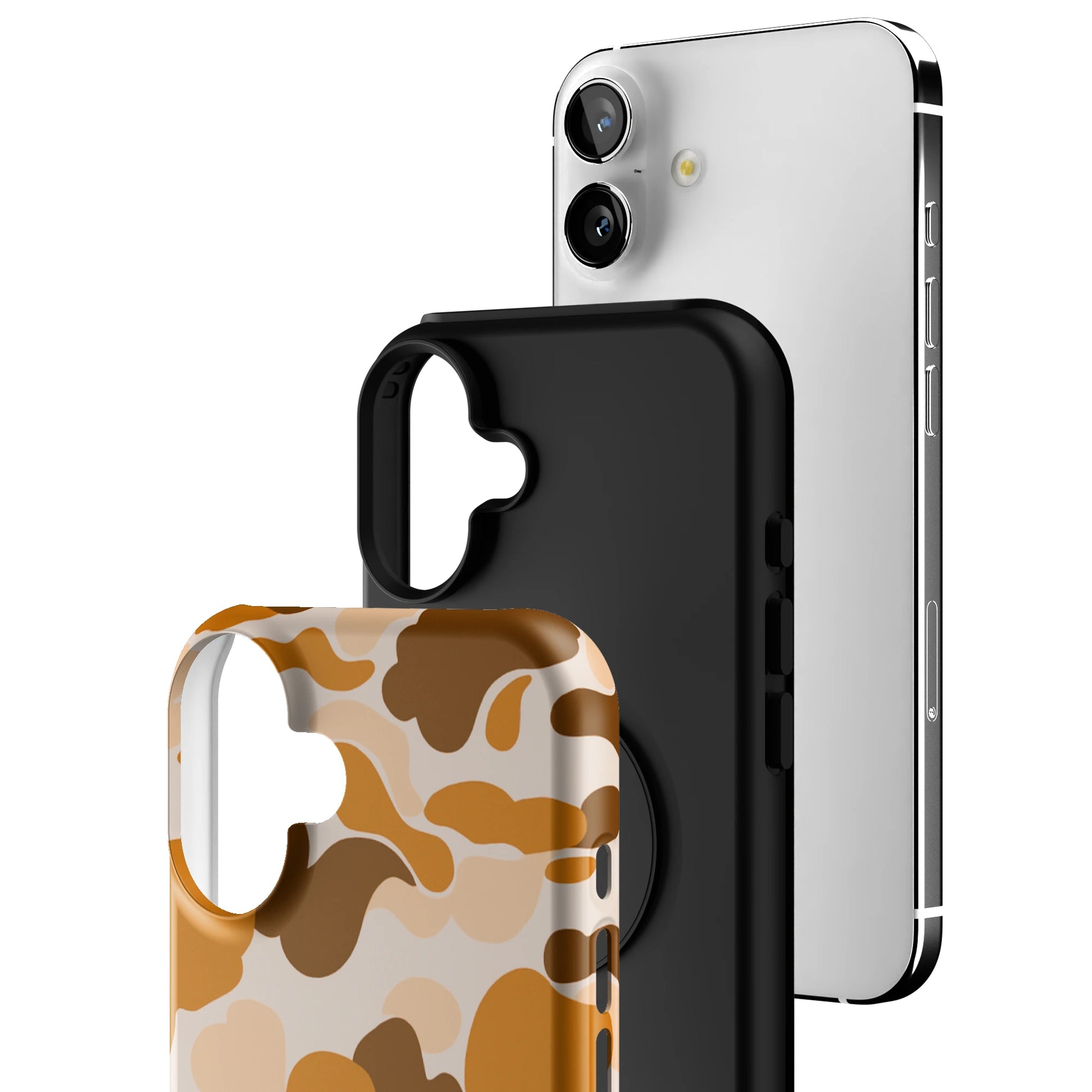 Orange Camo iPhone Case gallery - Iphone_16_Mini_Air_Plus_3