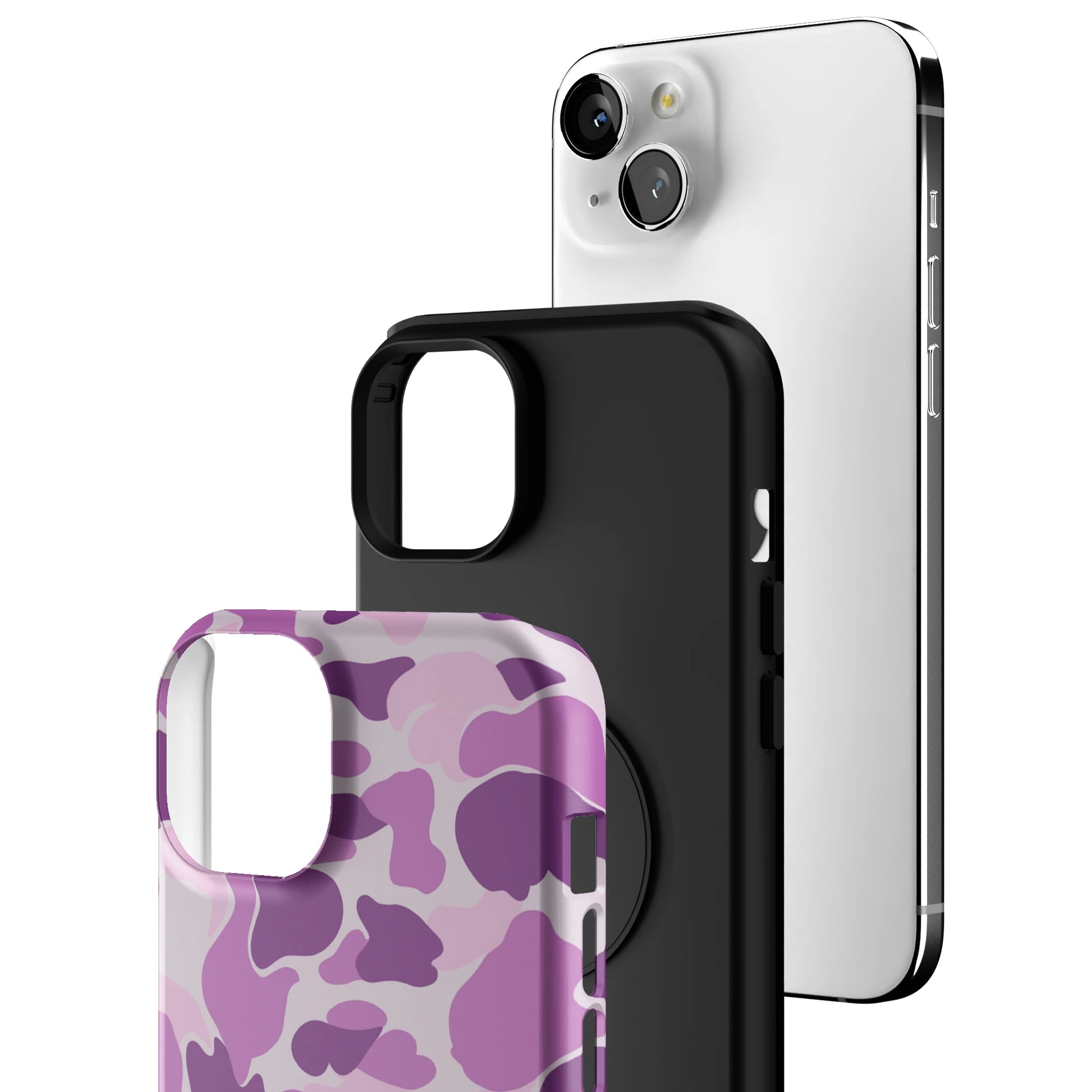 Purple Camo iPhone Case gallery - Iphone_15_Mini_Air_Plus_3