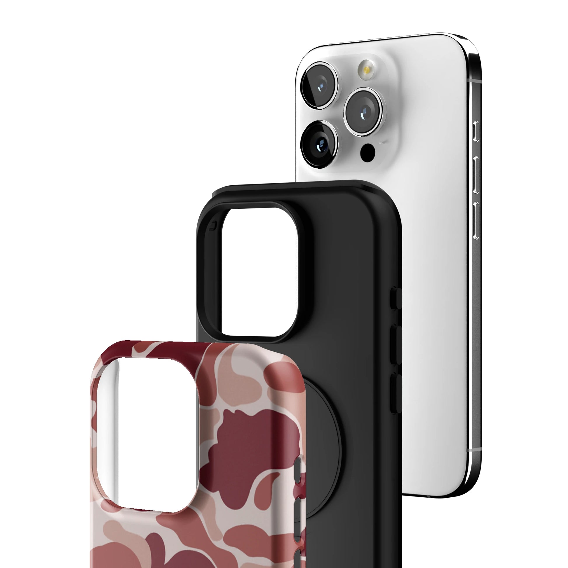 Reddish Camo iPhone Case gallery - Iphone_15_Pro_3