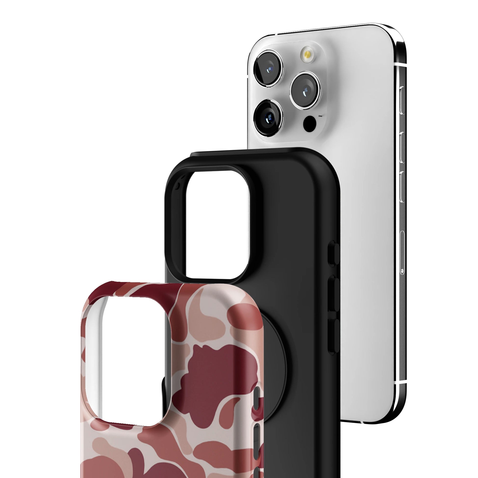Reddish Camo iPhone Case gallery - Iphone_16_Pro_3