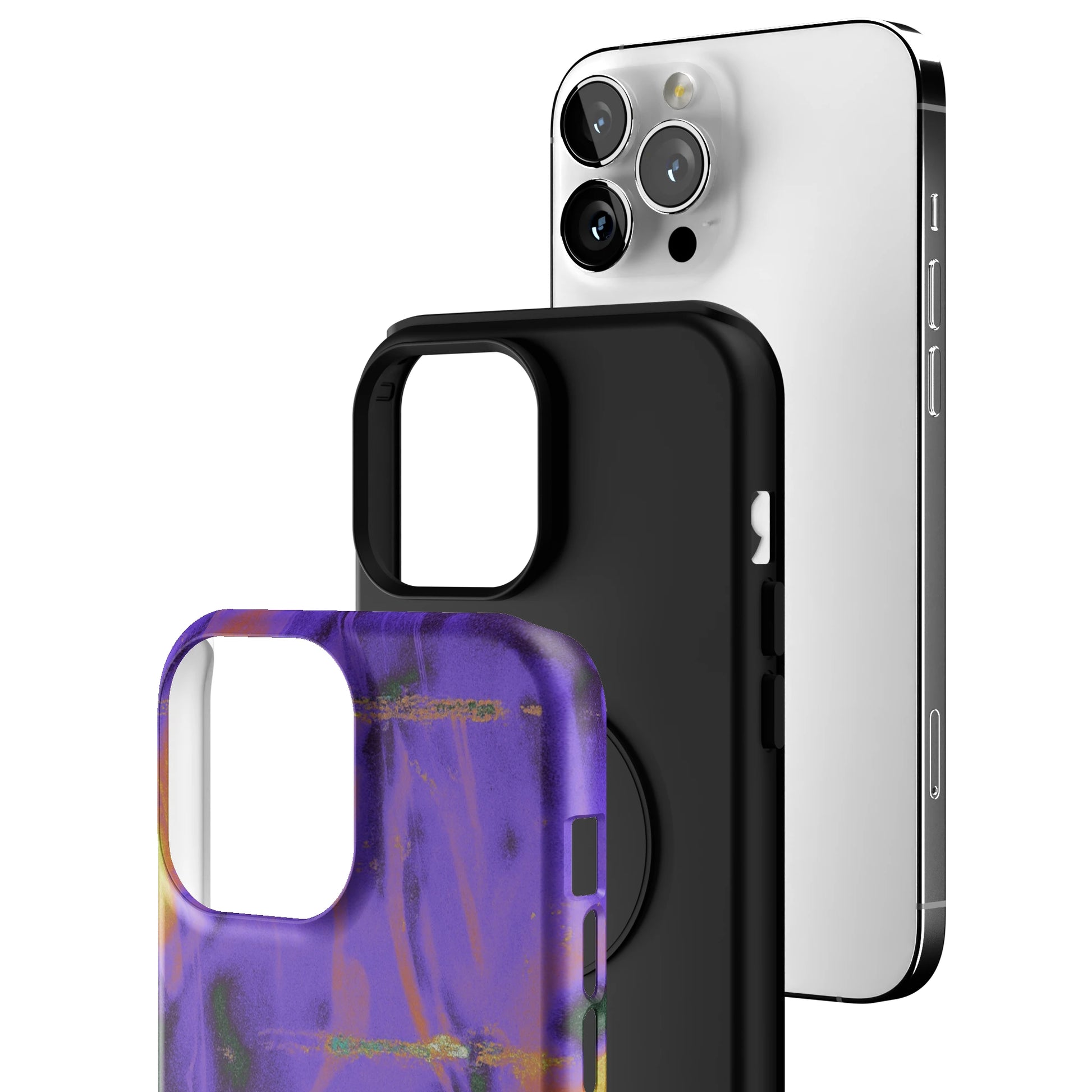Violet Static iPhone Case gallery - Iphone_13_Pro_Max_3