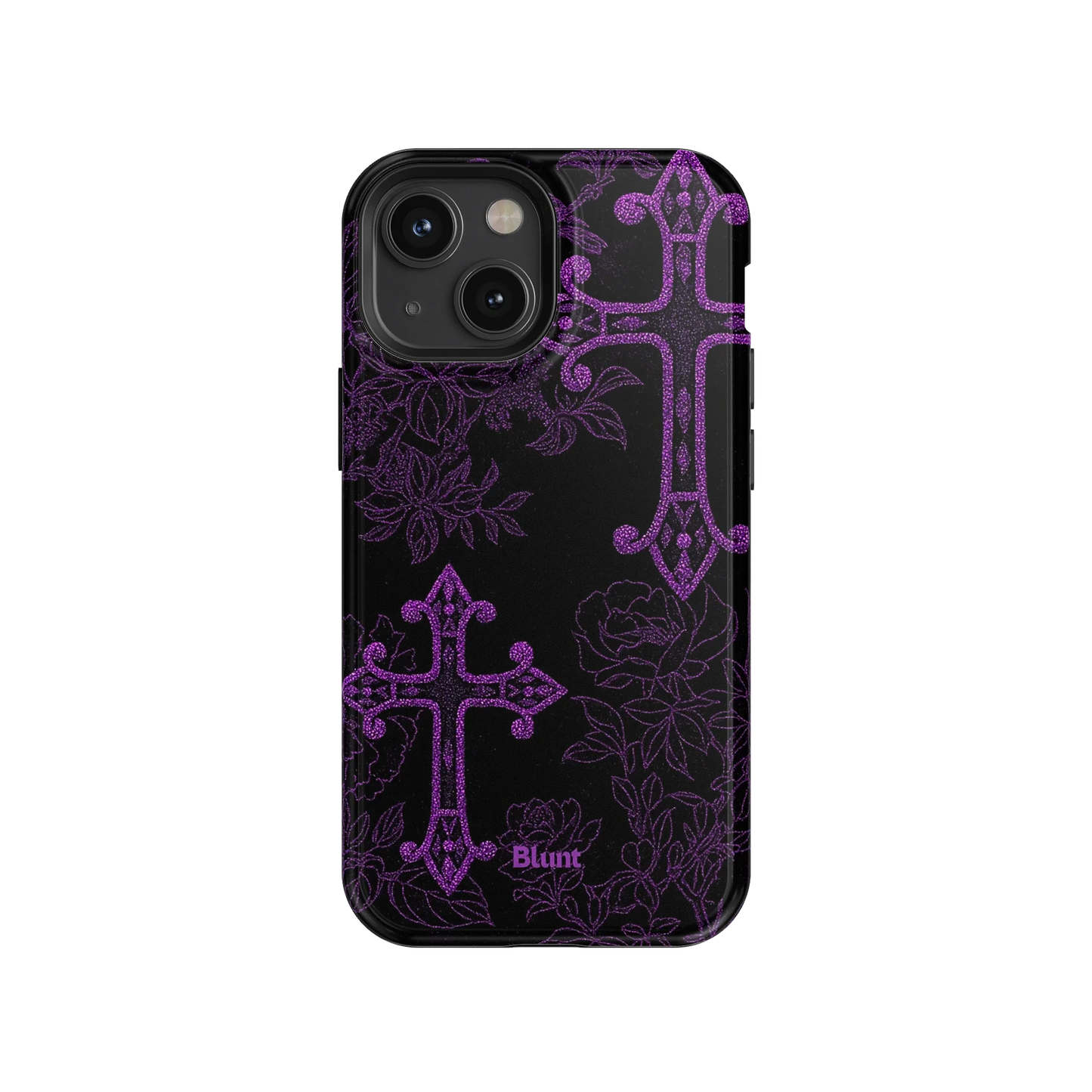 Purple Cross iPhone Case