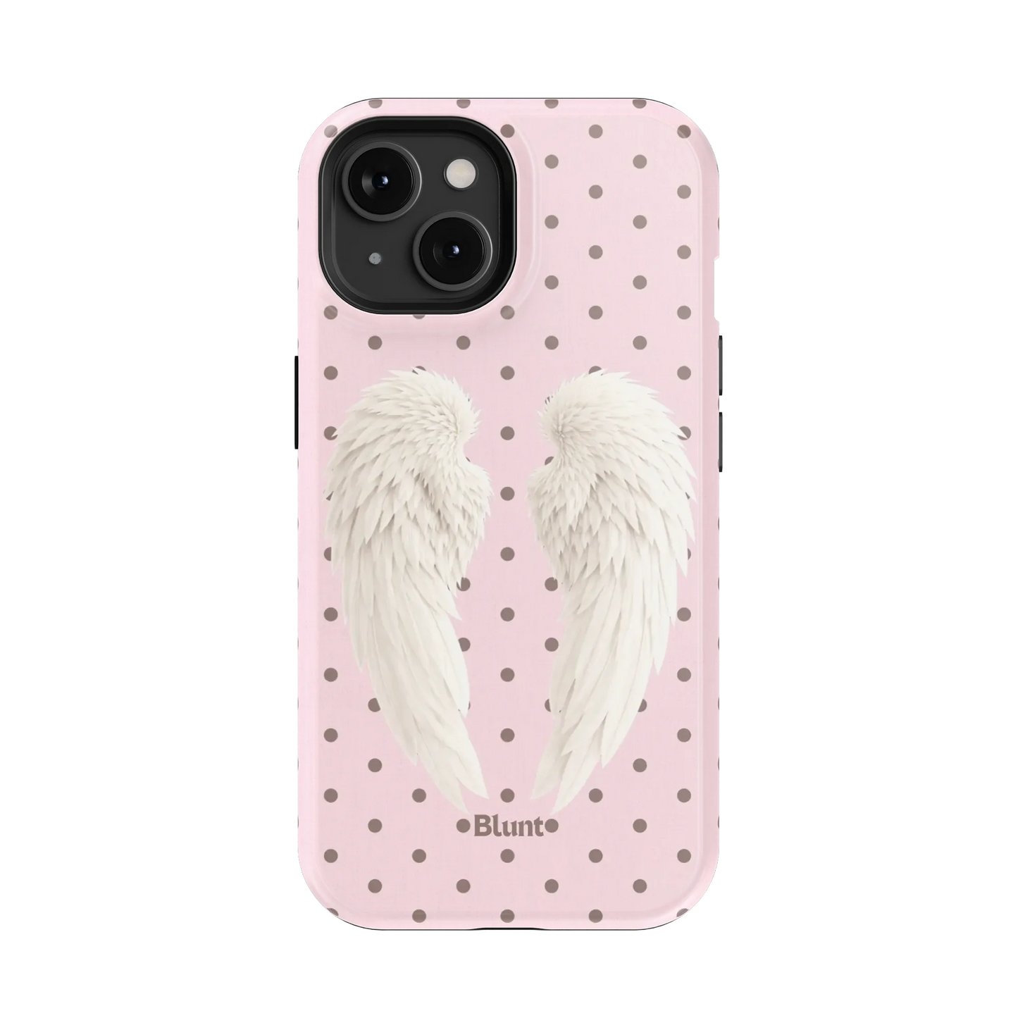 Pink Polka Wing iPhone Case