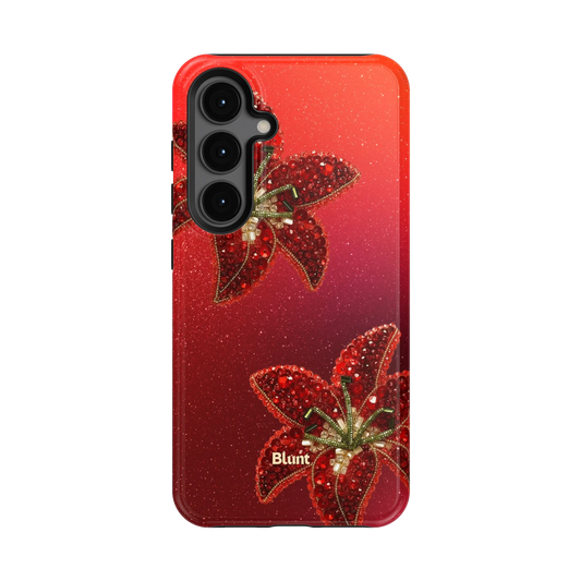 Scarlet Petals Samsung Case