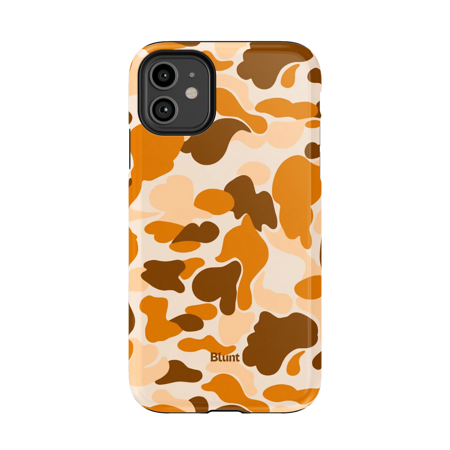 Orange Camo iPhone Case