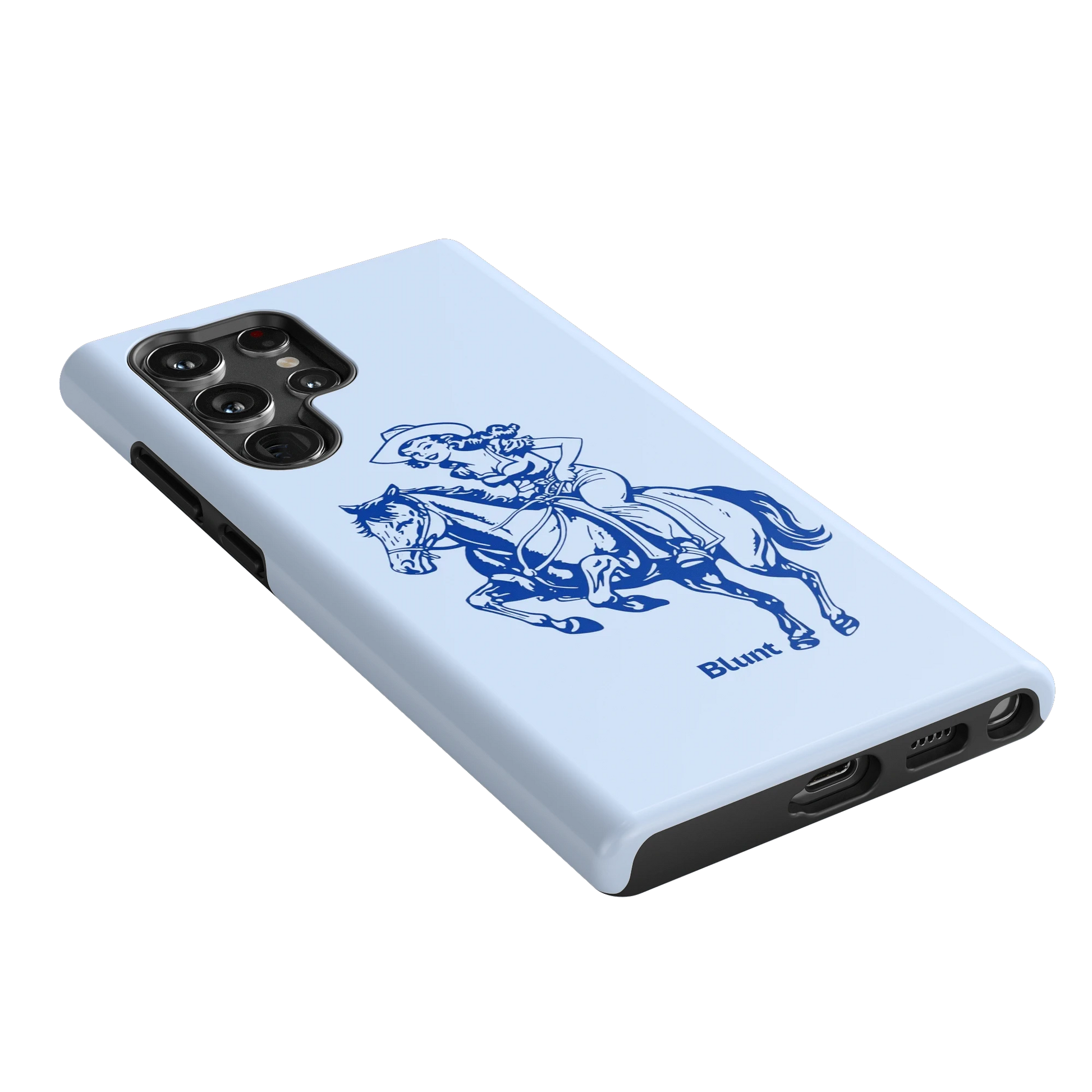 Blue-Lasso-Lady-samsung-case-S22 Ultra-2