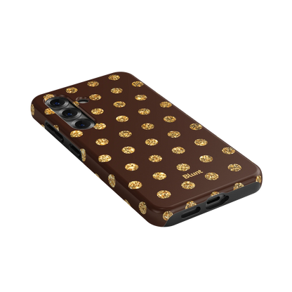 Gold Polka Samsung Case