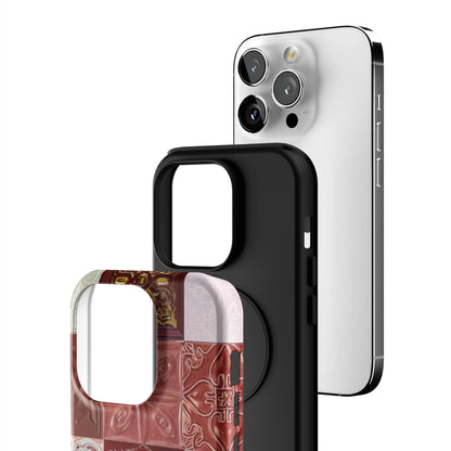 Checkered-Rouge-iphone-case-iPhone 14 Pro-3