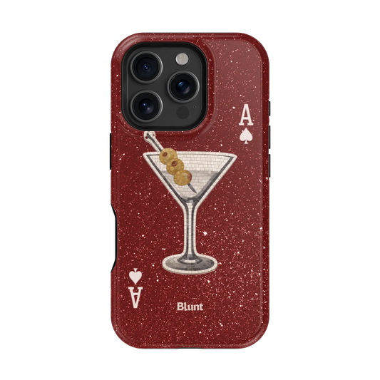 Red Dirty Martini iPhone Case