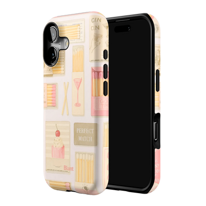 Pink Match iPhone Case
