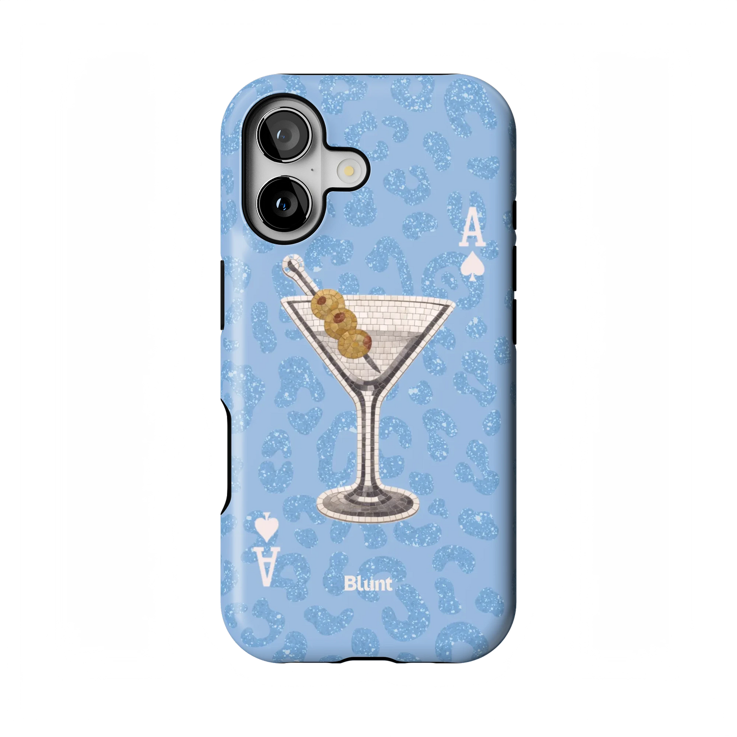 Blue Dirty Martini iPhone Case