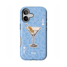 Blue Dirty Martini iPhone Case
