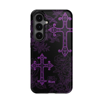 Purple Cross Samsung Case