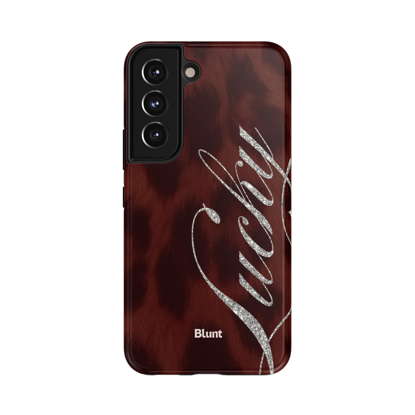 Brown Cheetah Lucky Samsung Case