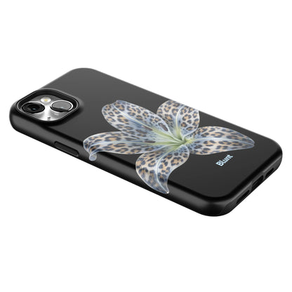 Blue-Leopard-Bloom-iphone-case-iPhone 14 Plus-2