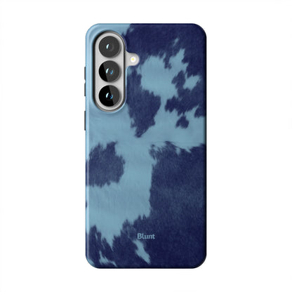 Blue Crow Print Samsung Case