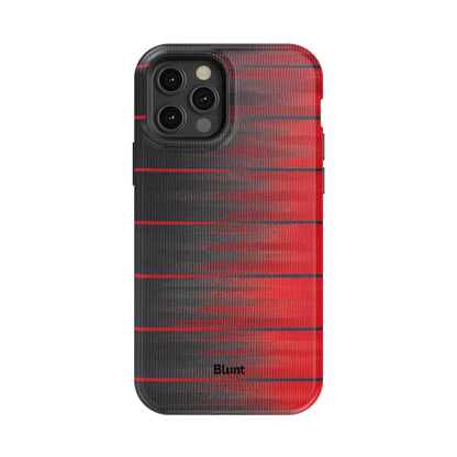 Crimson Stripe iPhone Case