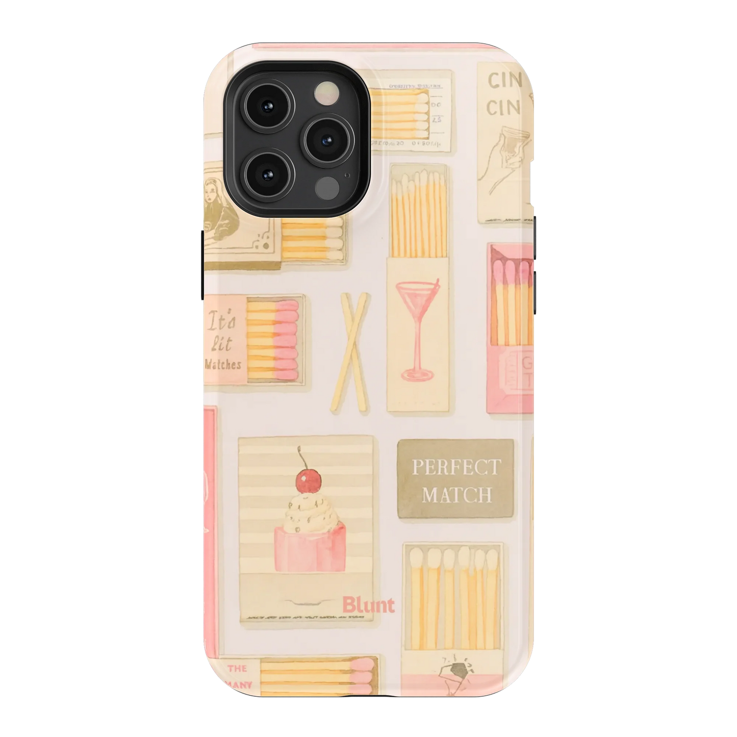 Pink Match iPhone Case
