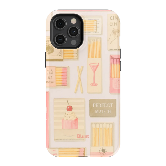 Pink Match iPhone Case