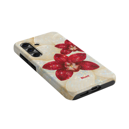 Crimson Orchid Samsung Case