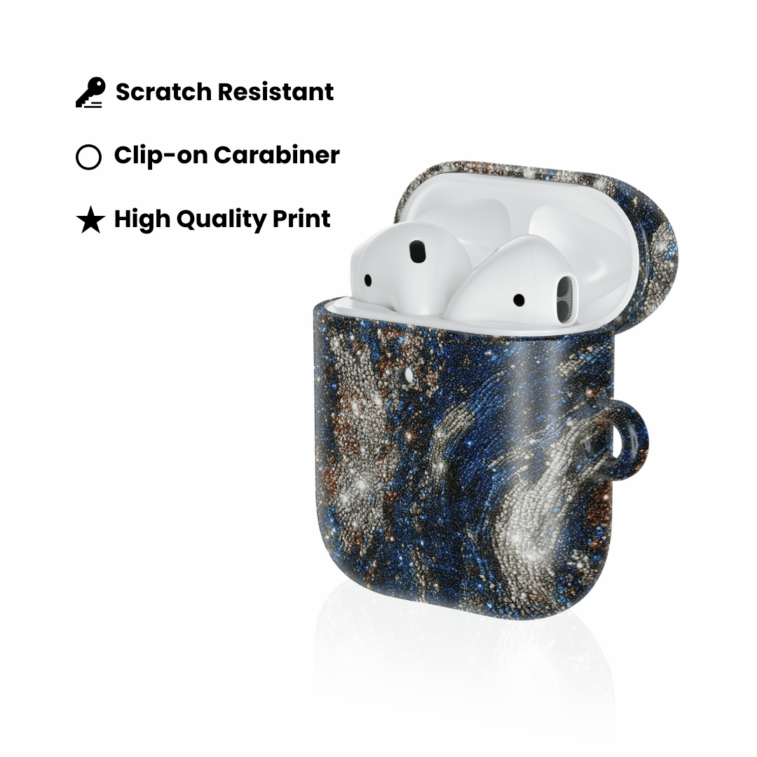 Midnight Marble AirPod Case - Blunt Cases