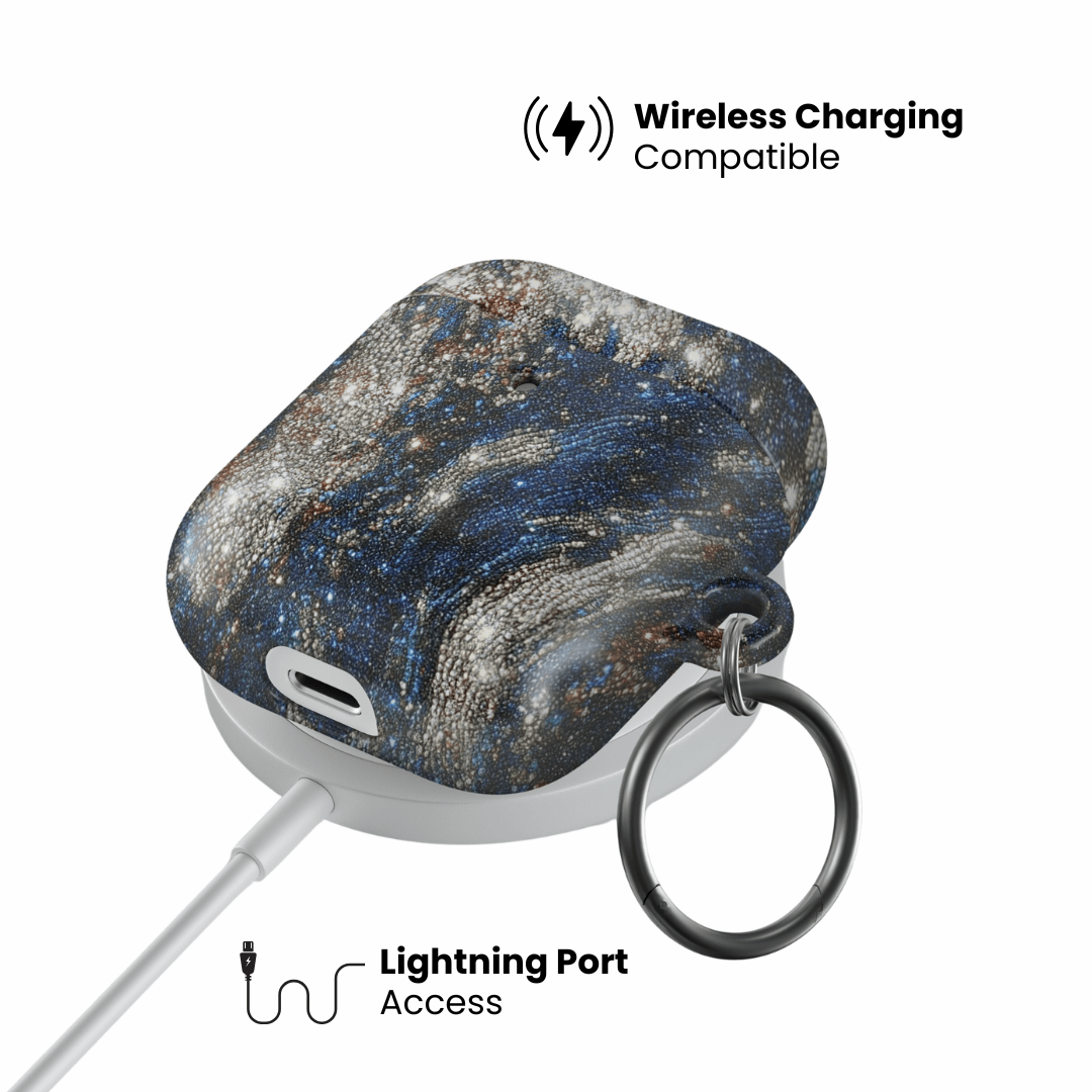 Midnight Marble AirPod Case - Blunt Cases