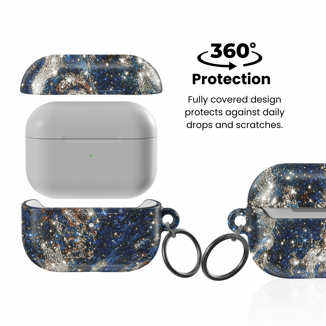 Midnight Marble AirPod Case - Blunt Cases