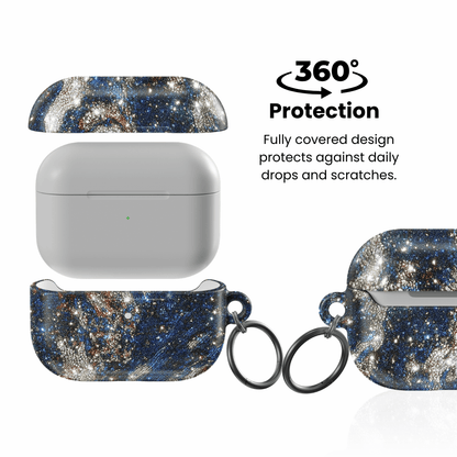Midnight Marble AirPod Case - Blunt Cases
