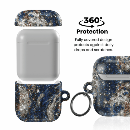 Midnight Marble AirPod Case - Blunt Cases