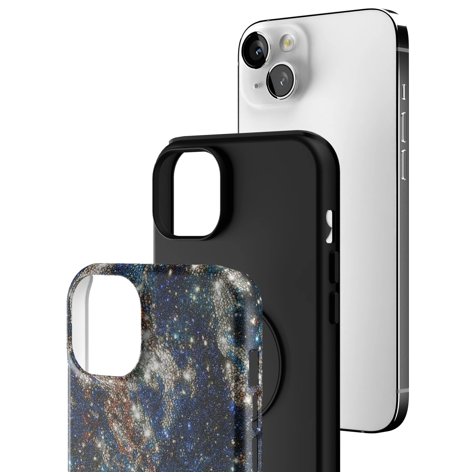 Midnight Marble iPhone Case gallery - Iphone_14_Mini_Air_Plus_3