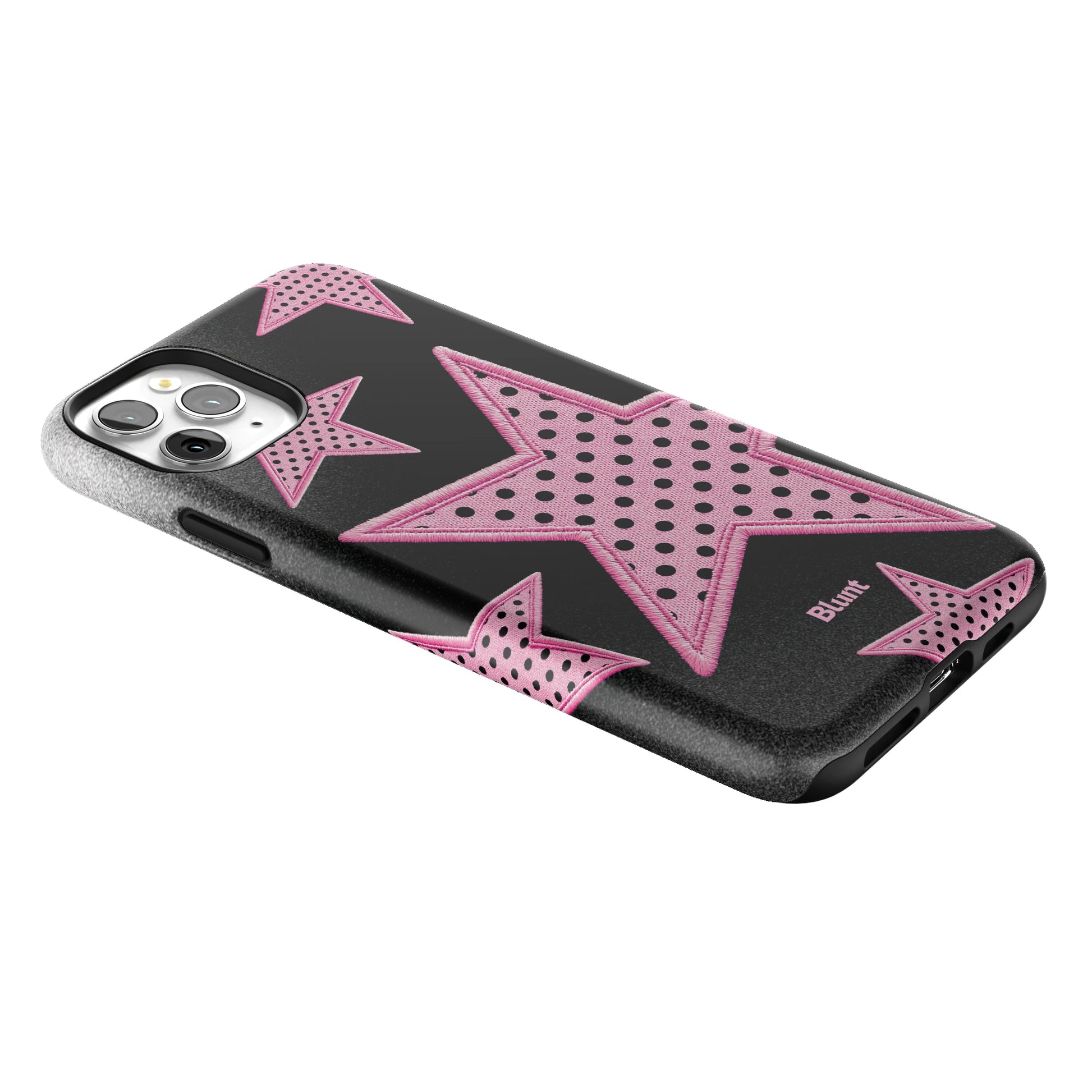 Midnight Pink Polka Star iPhone Case gallery - Iphone_11_Pro_Max_2