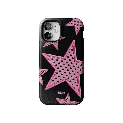 Midnight Pink Polka Star iPhone Case gallery - Iphone_12_Mini_Air_Plus_1