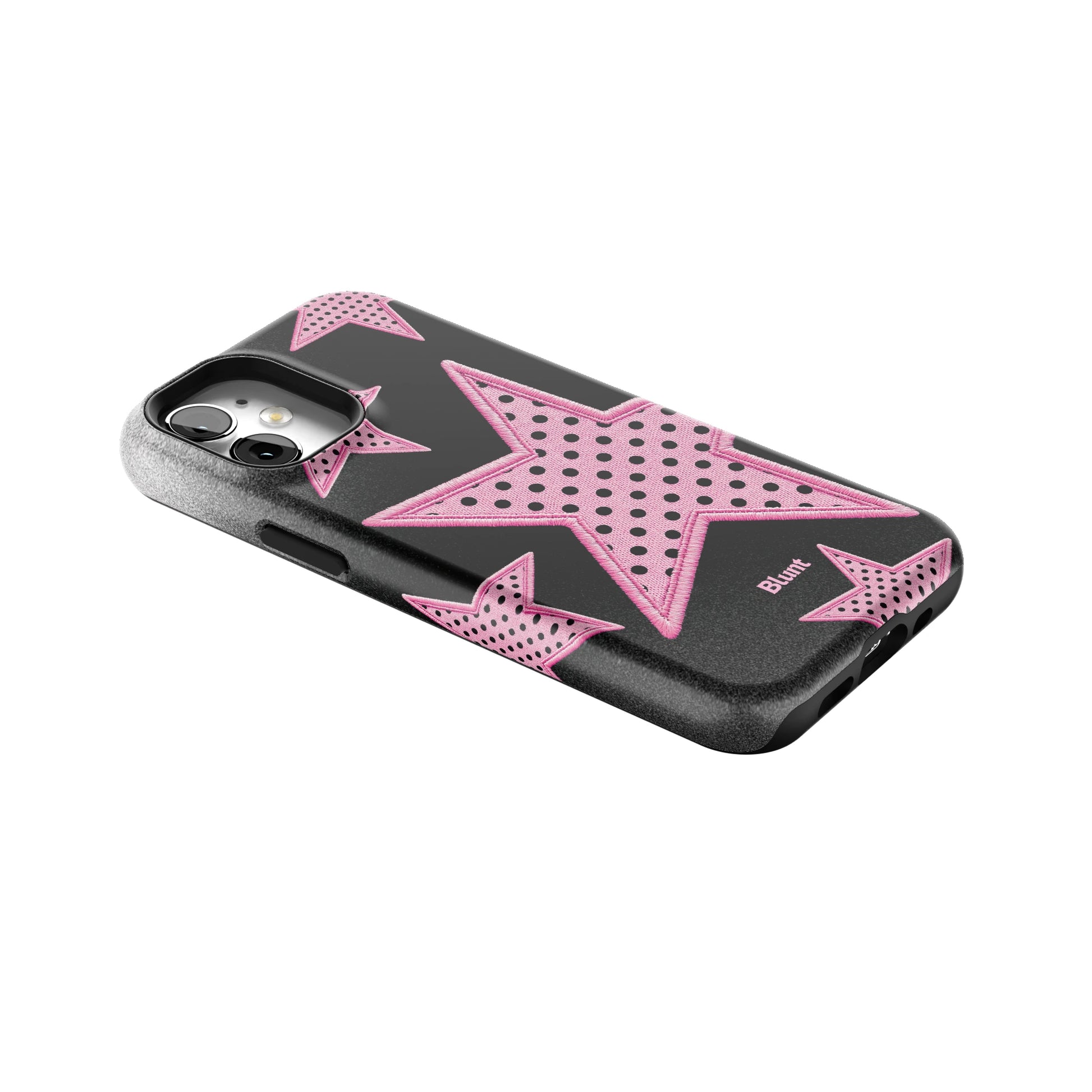 Midnight Pink Polka Star iPhone Case gallery - Iphone_12_Mini_Air_Plus_2