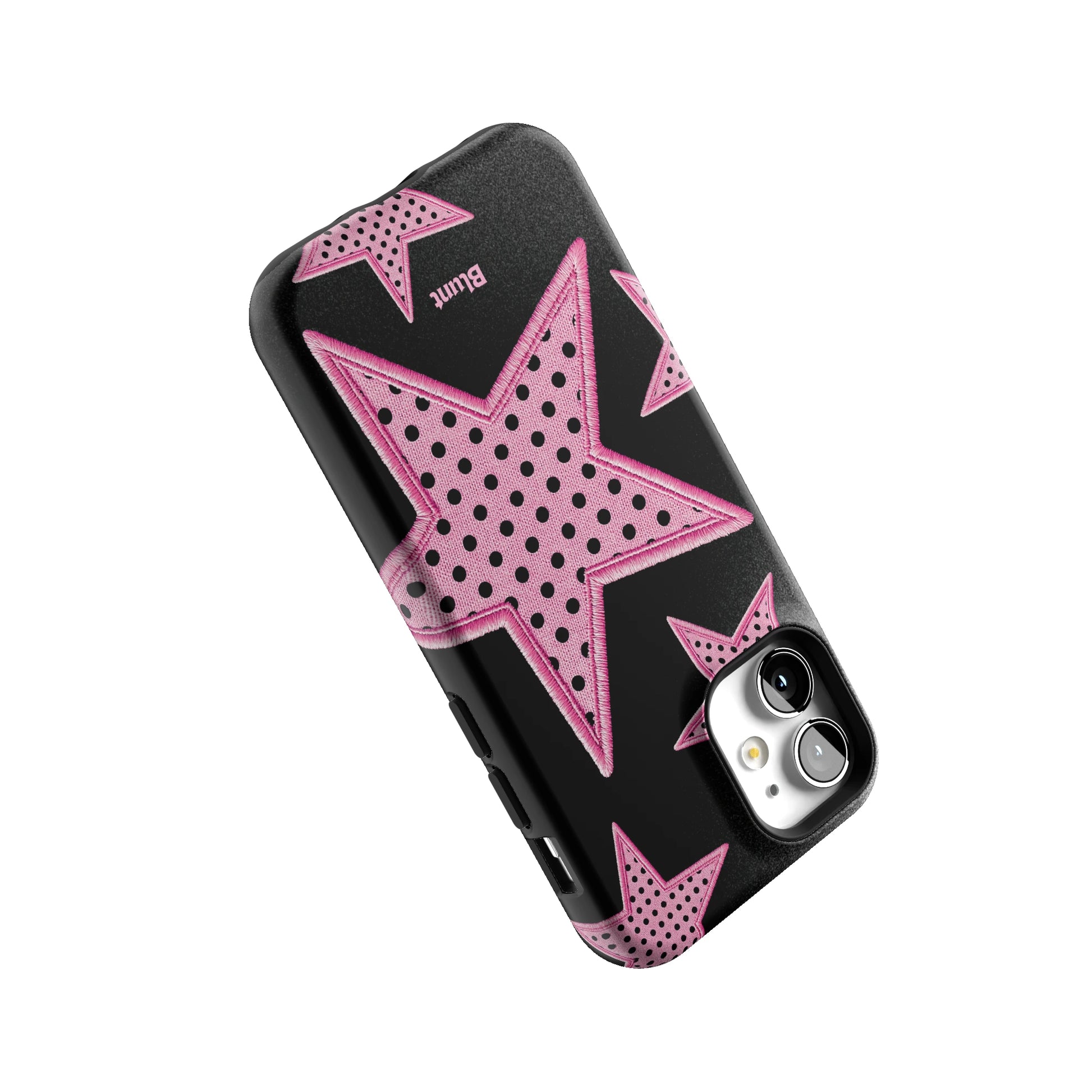 Midnight Pink Polka Star iPhone Case gallery - Iphone_12_Mini_Air_Plus_5