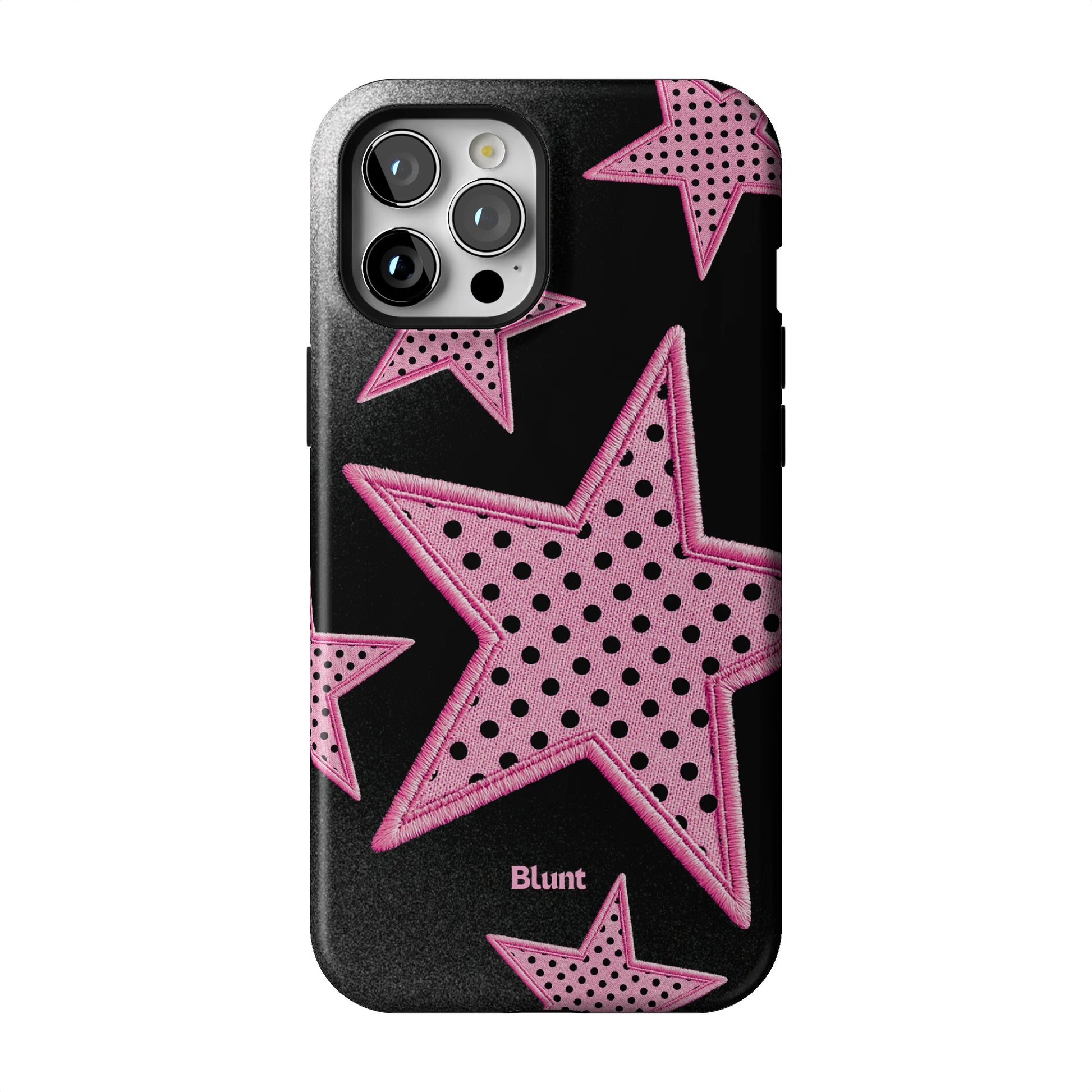 Midnight Pink Polka Star iPhone Case gallery - Iphone_12_Pro_Max_1