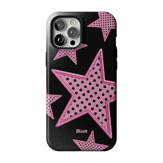 Midnight Pink Polka Star iPhone Case gallery - Iphone_12_Pro_Max_1