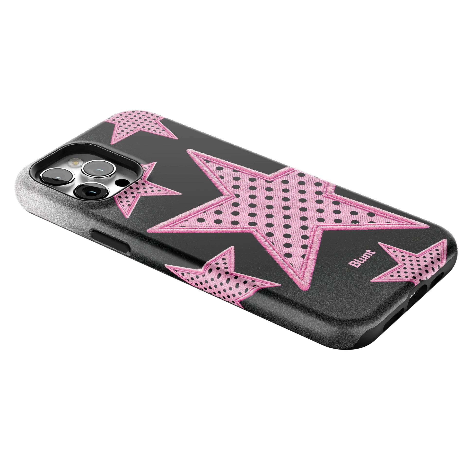 Midnight Pink Polka Star iPhone Case gallery - Iphone_12_Pro_Max_2