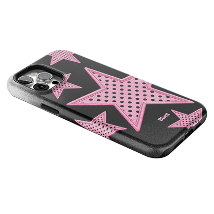 Midnight Pink Polka Star iPhone Case gallery - Iphone_12_Pro_Max_2