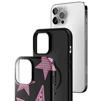 Midnight Pink Polka Star iPhone Case gallery - Iphone_12_Pro_Max_3